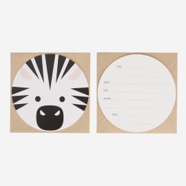 Set de 8 invitations - Mini félins