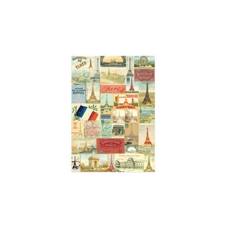 affiche ou papier d'emballage vintage 'Eiffel towers collage' affiche ou papier d'emballage vintage 'Eiffel towers collage'