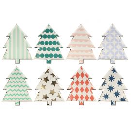 Assiettes - Patterned Christmas Tree