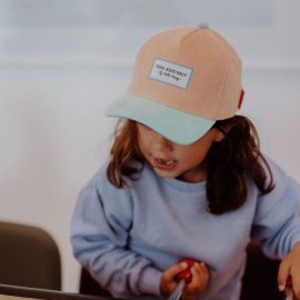 Chapeau de paille tissé à bord roulé pour bébé, casquette ours de  protection solaire pour enfants