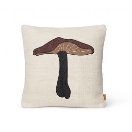 Coussin brodé Forêt - Lactaire