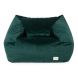 Pouf en velours Chelsea Velvet - 72x75x42 cm - Jungle Green