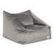 Pouf en velours Chelsea Velvet - 72x75x42 cm - Slate Grey