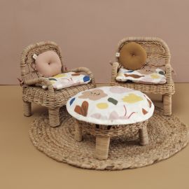 Chaise de poupÃ©e - Rattan