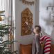 Calendrier de l'Avent mural - Nostalgia embroidery - Ochre