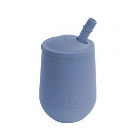 Mini cup avec paille et couverclÃ© - Indigo