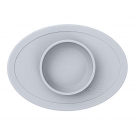 Bol/set de table en silicone - Tiny bowl - Gris clair