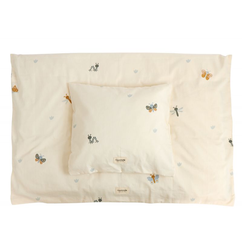 Roommate - Housse de couette lit bébé - Baby Bugs - 100 x 140 cm