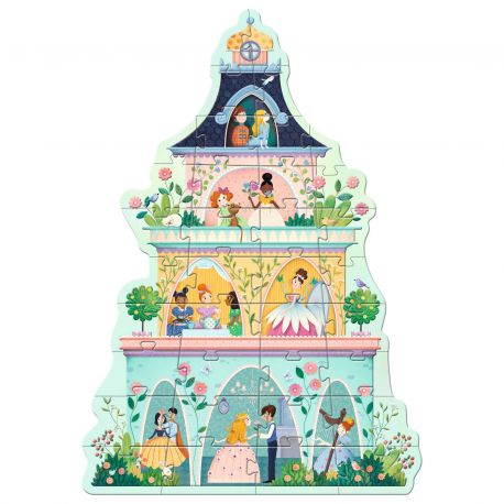Puzzle gÃ©ant - La tour des princesses - 36 pcs