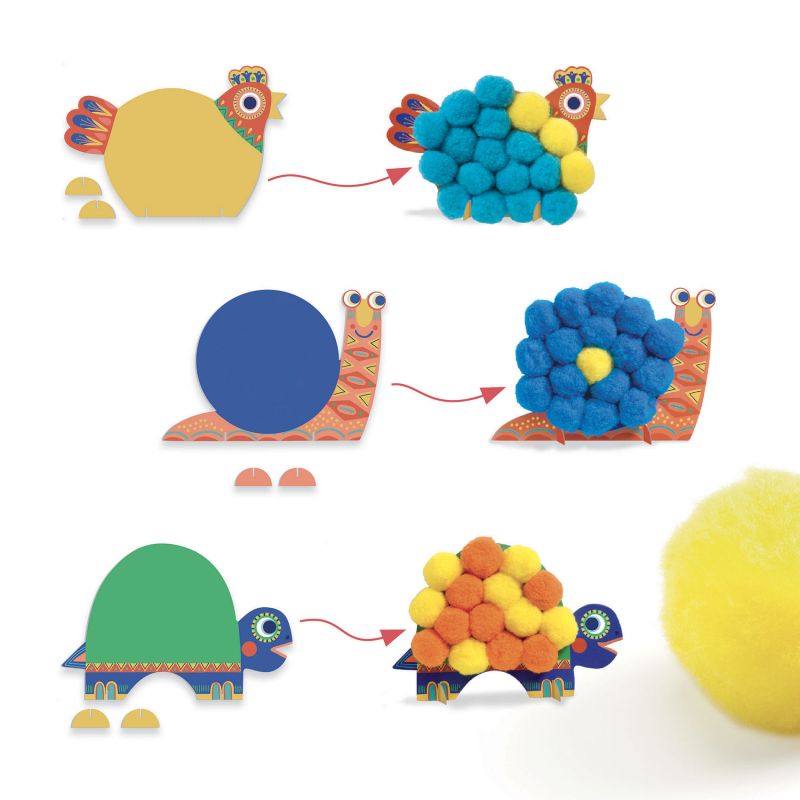 Ensemble d'artisanat ballon animaux  Activité amusante pour les enfants