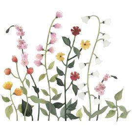 Sticker - Grandes fleurs sauvages