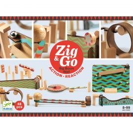 Jeu de réactions en chaîne Zig & Go - 48 pièces