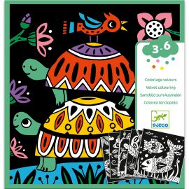 set coloriage velours 'Bestioles'