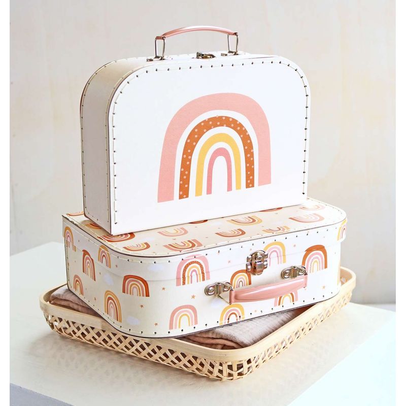 Pack valise de maternité Bird - Rose Sweetcase pour chambre enfant