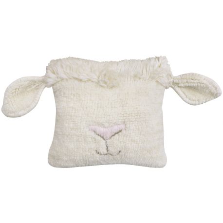 Coussin en laine - Pink Nose Sheep