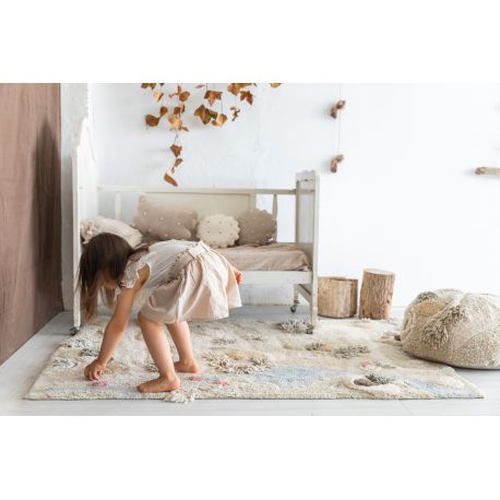 Tapis de jeu texturé Nature Path lavable – Manine Montessori