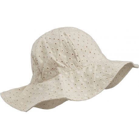 Chapeau de soleil Amelia anglaise - Sandy