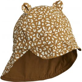 Chapeau de soleil réversible Gorm - Mini leo & Golden caramel