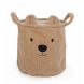 Panier de rangement Teddy - 30 x 30 x 30 cm - Beige