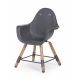 Chaise Haute 2-en-1 Evolu 2 - Naturel / Anthracite