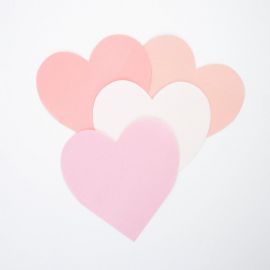 Petites serviettes - Pink Heart
