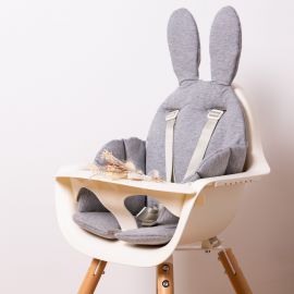 Coussin pour Chaise Haute - Rabbit - Jersey - Gris