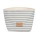 Panier de rangement Little Django - 18 x 18 x 18 cm - Blue Thin Stripes & Natural