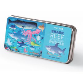 Puzzle boîte métal - 50 pièces - Shark Reef