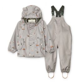 Ensemble de pluie Dakota - Vehicles & dove blue mix