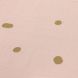 Couverture en mousseline de coton bio - Dots powder pink - 75x 100 cm