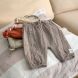 Pantalon en mousseline - coton biologique - powder pink