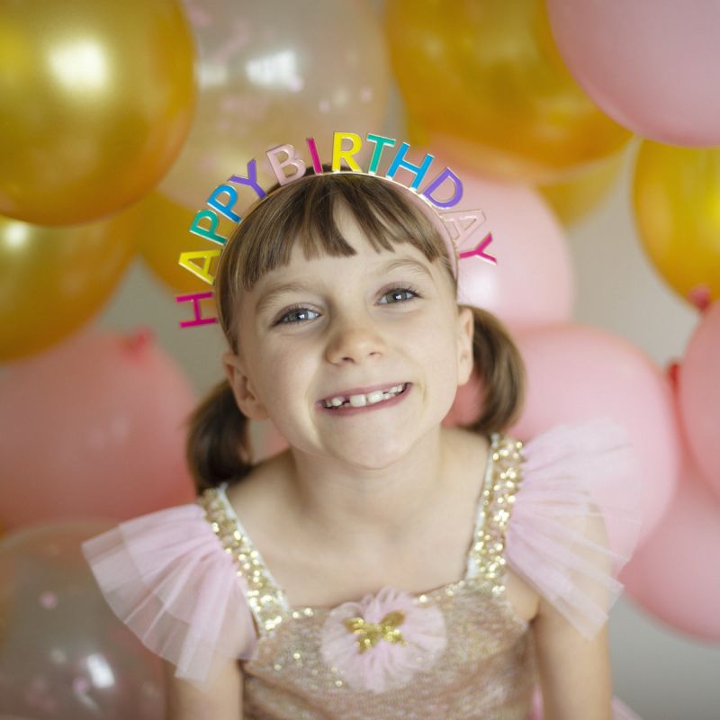 Diadème pour enfant Happy Birthday à prix minis sur  !