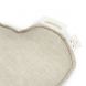 Lin français coussin nuage - Greige - 24x38 cm