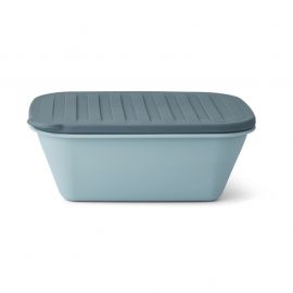 Lunch box pliable Franklin - Sea blue & whale blue mix