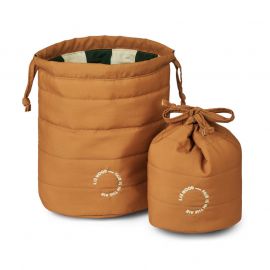 Trousses de voyage Luan - 2-pack - Golden caramel