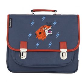 Grand cartable - Grrr bleu