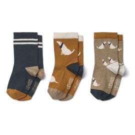 Lot 3 paires de chaussettes Silas - Dog & Oat mix
