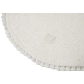 Bavoir Ronde Embroidery - Ivory