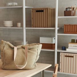 Caisse pliable avec couvercle Weston L - Tuscany rose
