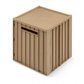 Caisse avec couvercle Elijah - Oat