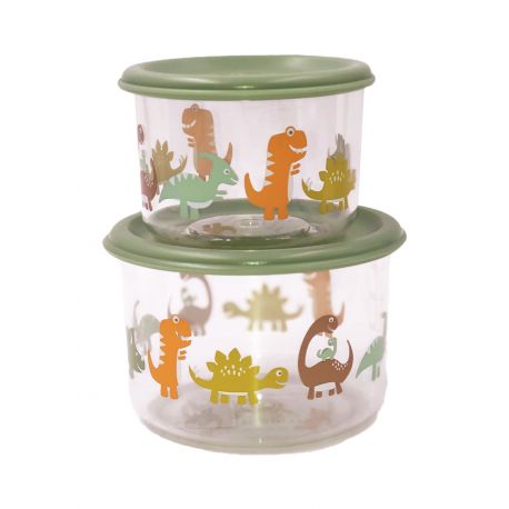 Set de 2 petites boîtes à collations - Baby Dinosaur - Small