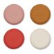 Set de 4 bols en silicone Iggy - Dusty raspberry multi mix