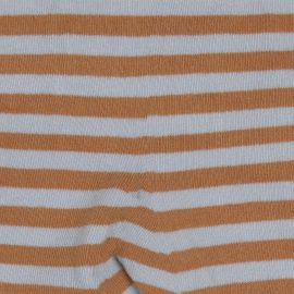 Collants Stripes Light blue & Caramel - GOTS