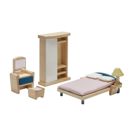 Plan Toys - Chambre à coucher pour maison de poupées - Orchard