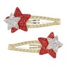 Pinces à cheveux Maurine - étoiles - rouge - Lot de 2 - Souza for Kids