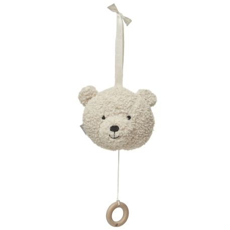 Jollein - Peluche musicale Teddy Bear - Naturel