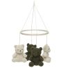 Mobile Bébé Teddy Bear - Leaf Green/Naturel