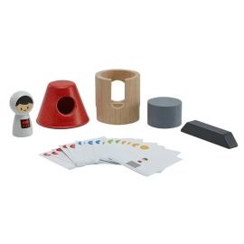 Plan Toys - Fusée en bois à empiler
