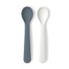 Set de 2 cuillières en silicone Bambino - Cloud / Storm