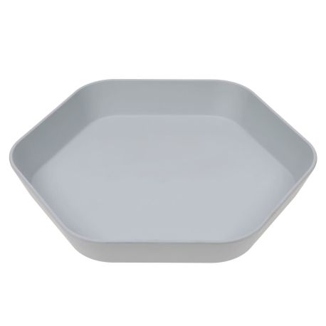 Assiette Geo - Grey blue